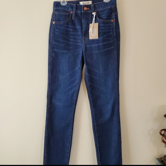Madewell Thermolite 10" High-Rise Skinny Jeans 23 - Picture 3 of 8